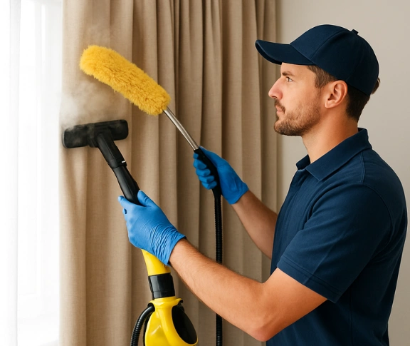Trusted blind cleaning technician Matty Curtain Cleaning ormond-vic QLD