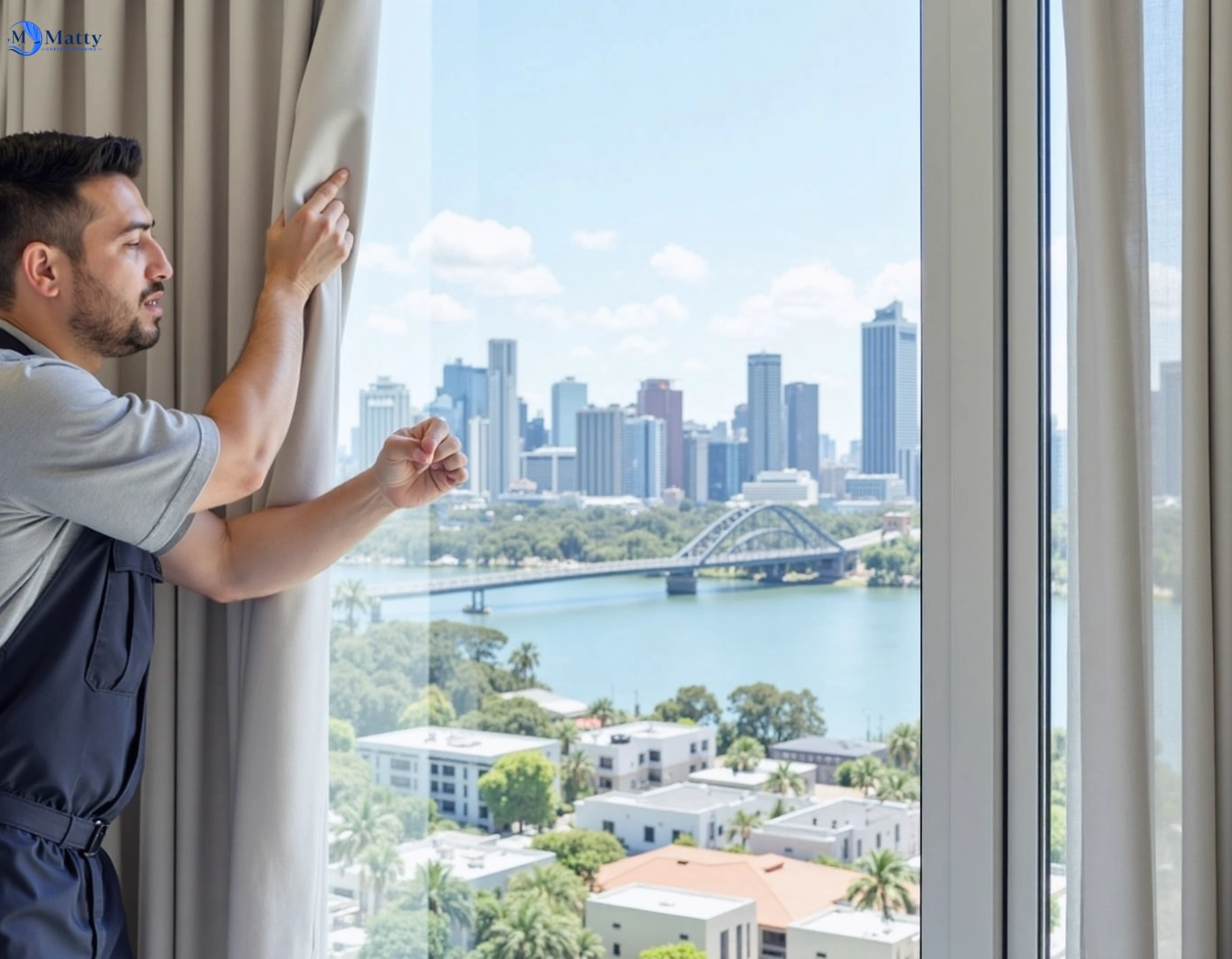 Professional curtain steam cleaning service ormond-vic QLD by Matty Curtain Cleaning